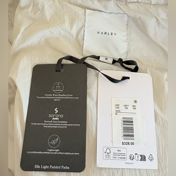 NWT VARLEY Elle Light Padded Parka - Picture 10 of 10